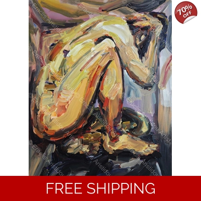 Abstract Nude Isolation Box 038